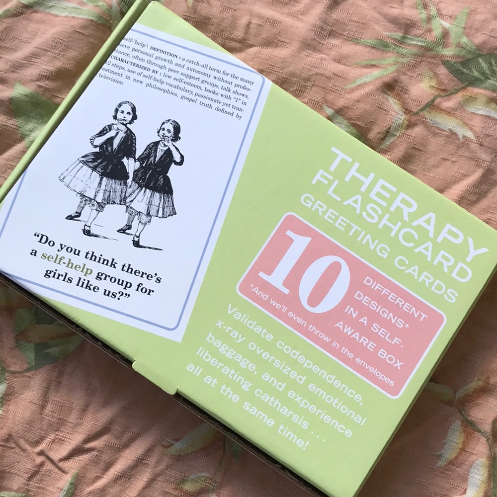 🖤FREE with purchase: Therapy Greeting Cards